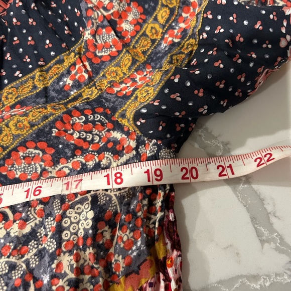 UMGEE Boho Bell Sleeve Multi Print Dress Size Small - Picture 9 of 11